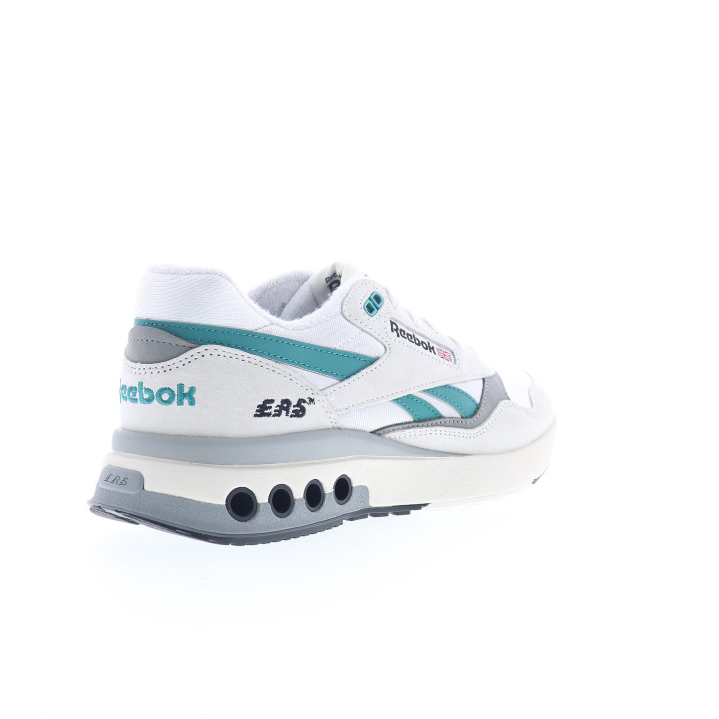 Reebok ERS World Mens White Suede Lace Up Lifestyle Sneakers Shoes