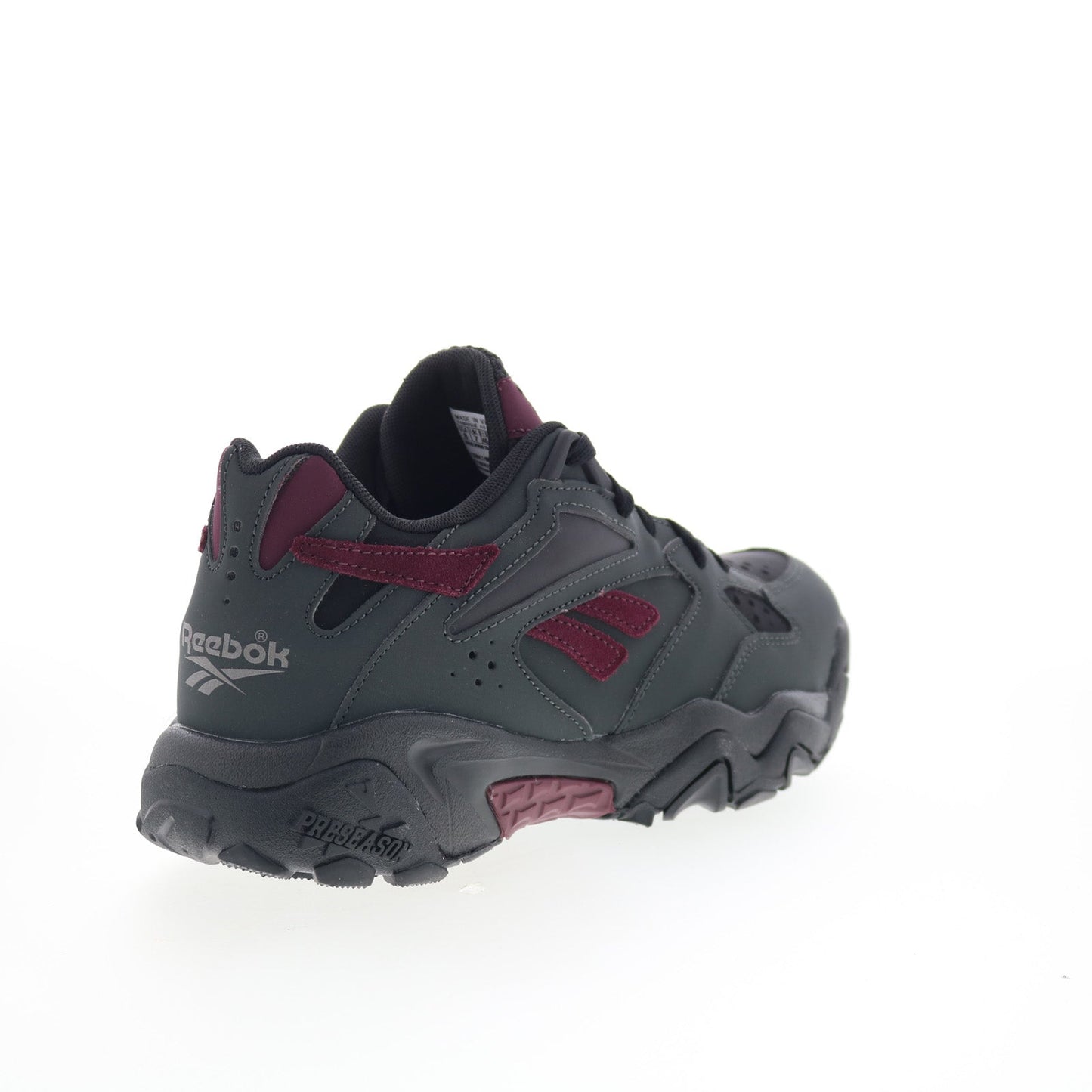 Reebok Preseason 94 Low Mens Gray Leather Lace Up Lifestyle Sneakers Shoes
