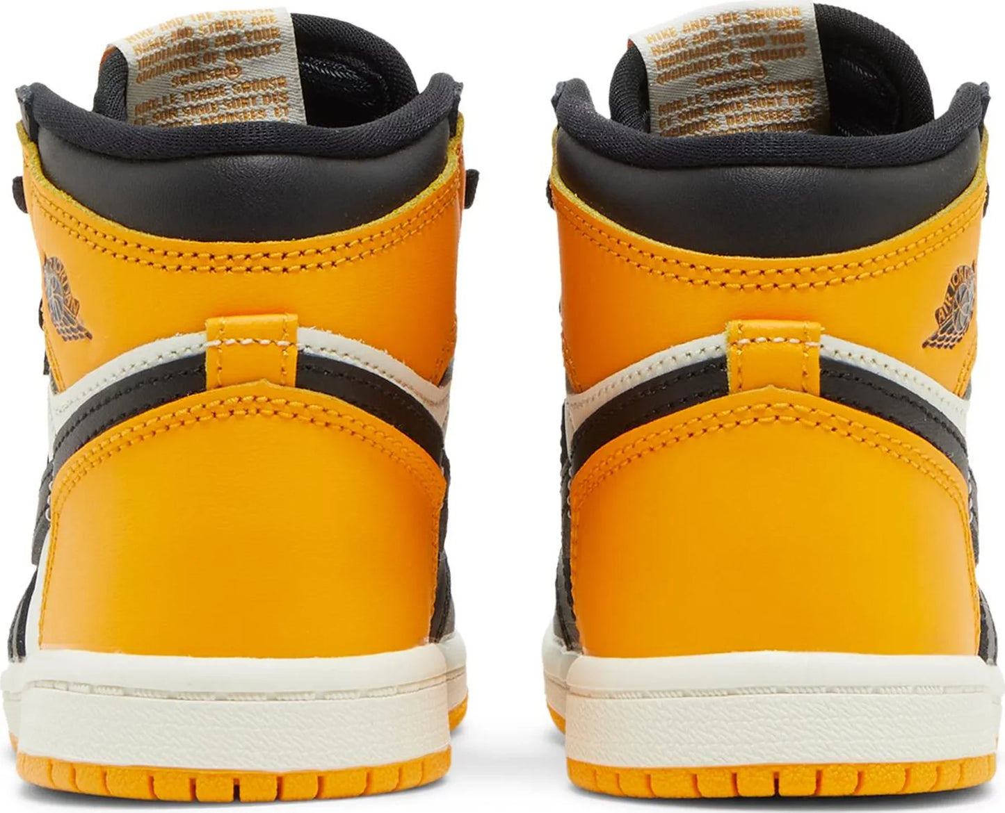 Nike Toddlers Air Jordan 1 Retro High OG Sneakers - 'Yellow Toe'