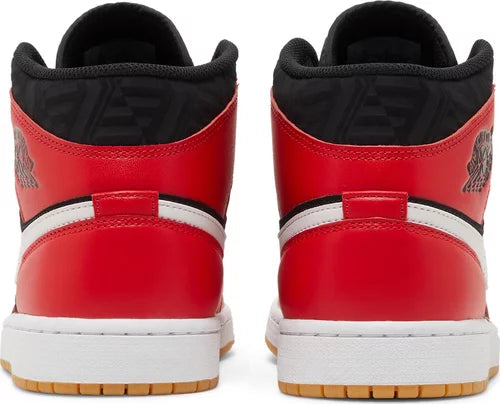 Nike Mens Air Jordan 1 Mid SE Sneakers - 'Christmas'