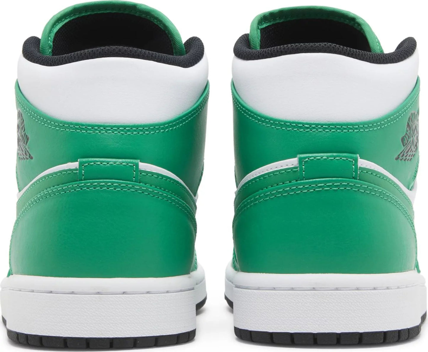 Nike Mens Air Jordan 1 Mid Sneakers - 'Lucky Green'