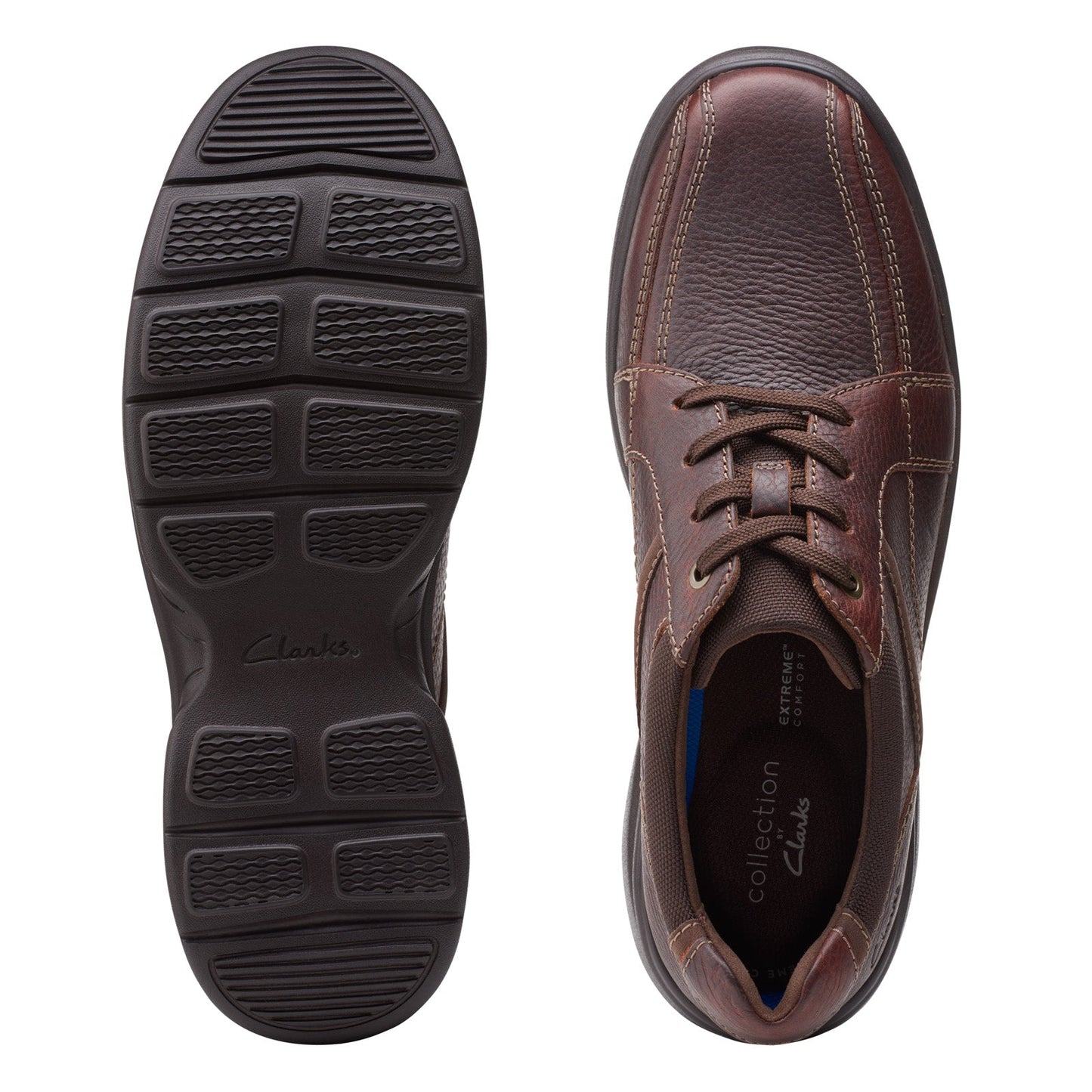 Clarks Bradley Walk 26153326 Mens Brown Oxfords & Lace Ups Casual Shoes