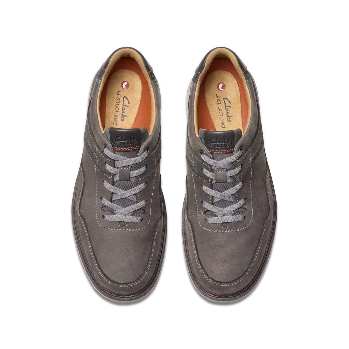 Clarks Un Briley Vibe Mens Gray Wide Oxfords & Lace Ups Casual Shoes