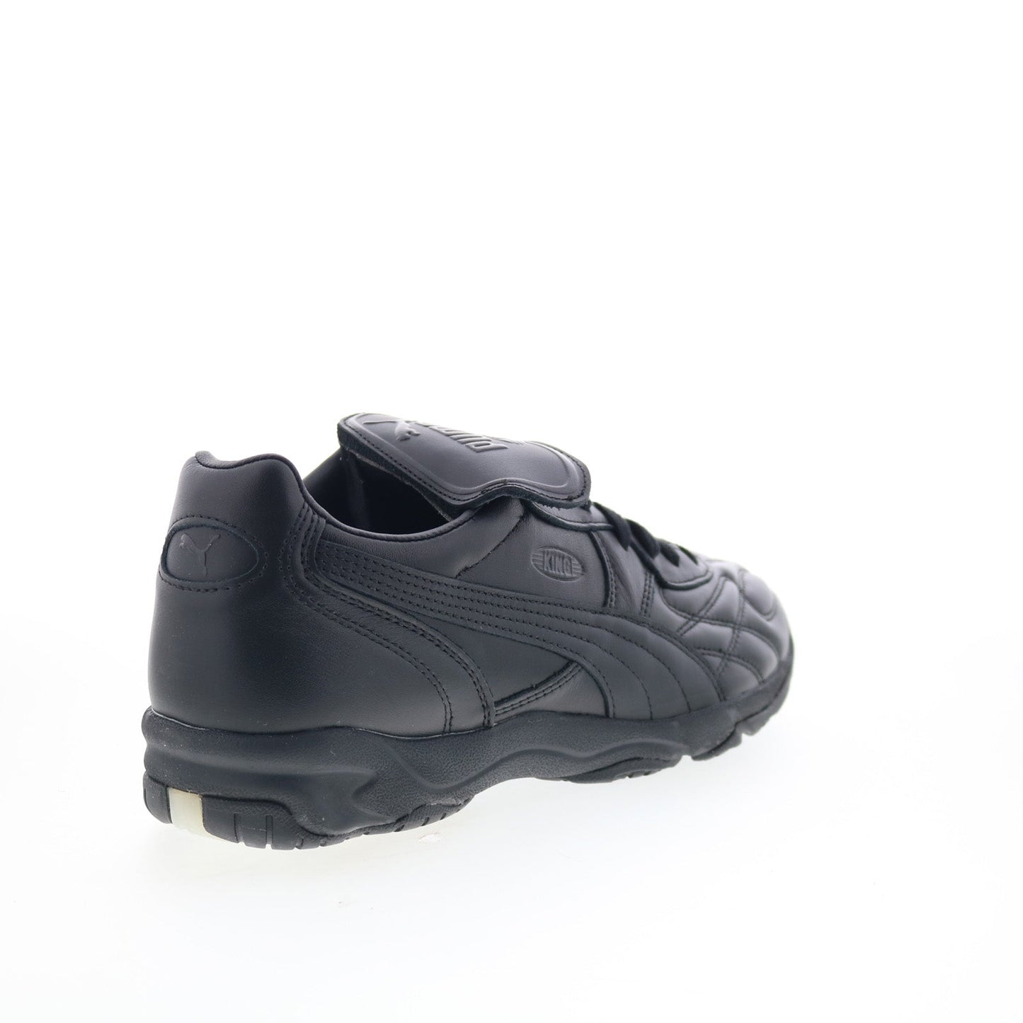 Puma King Indoor 40168311 Mens Black Leather Lifestyle Sneakers Shoes