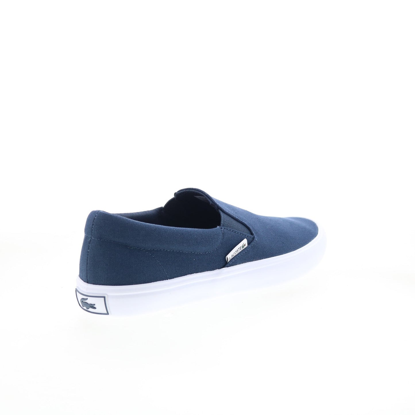 Lacoste Slip-On Base 224 1 CMA Mens Blue Canvas Lifestyle Sneakers Shoes