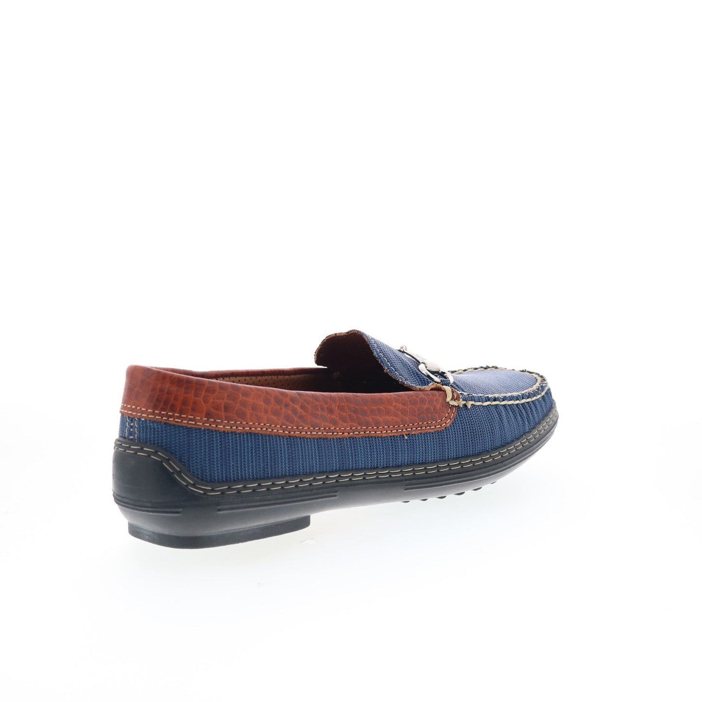 T.B. Phelps Mesh Horse Bit Driver 718-50 Mens Blue Loafers Moccasin Shoes