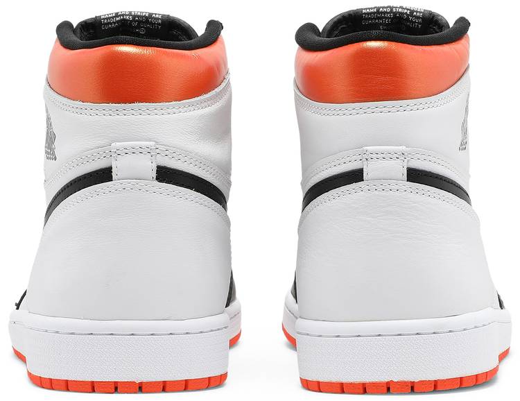 Nike Mens Air Jordan 1 Retro High OG Sneakers - 'Electro Orange'