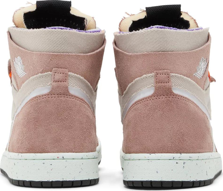 Nike Mens Air Jordan 1 High Zoom Comfort Sneakers - 'Fossil Stone'