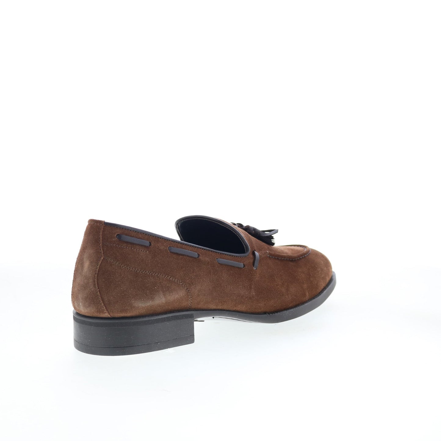 Di Bianco Cercola Mens Brown Suede Slip On Loafers & Slip Ons Casual Shoes