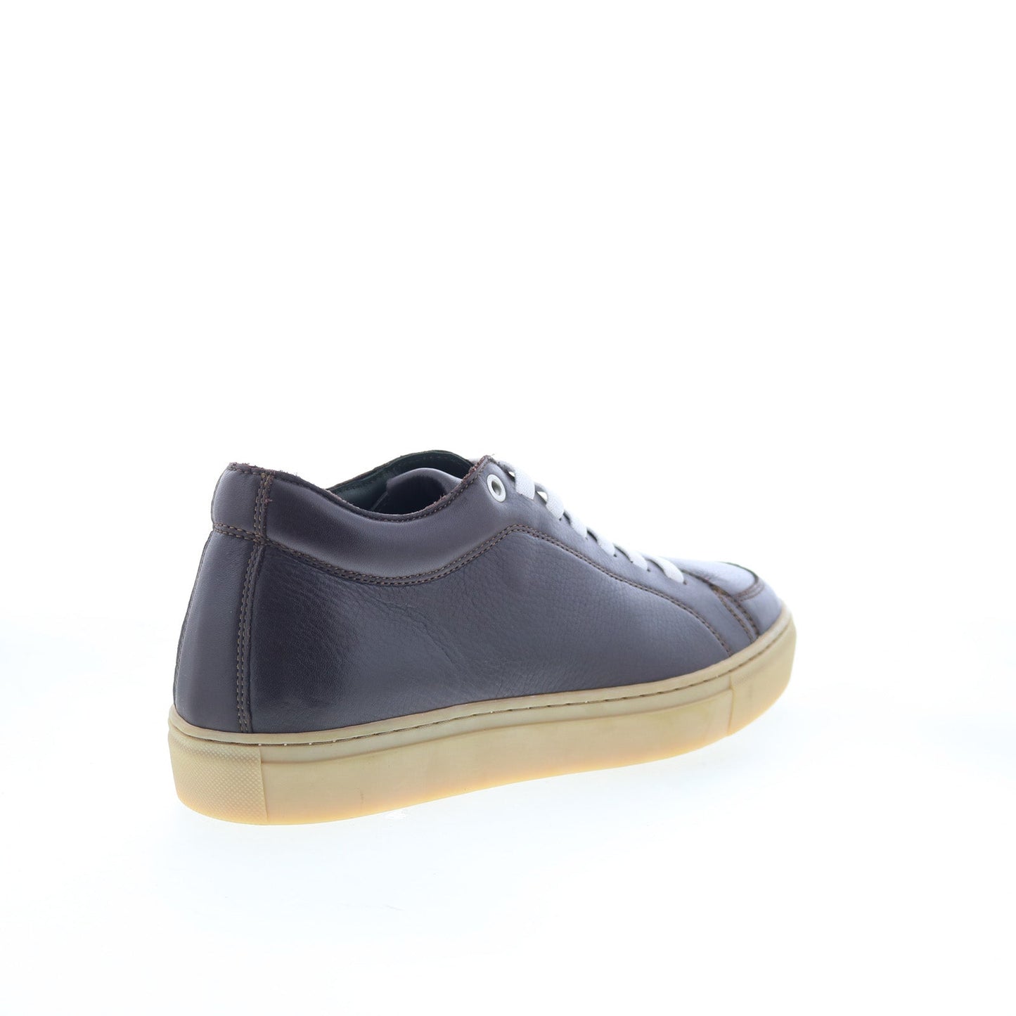 Di Bianco GB371 Mens Brown Leather Lace Up Lifestyle Sneakers Shoes