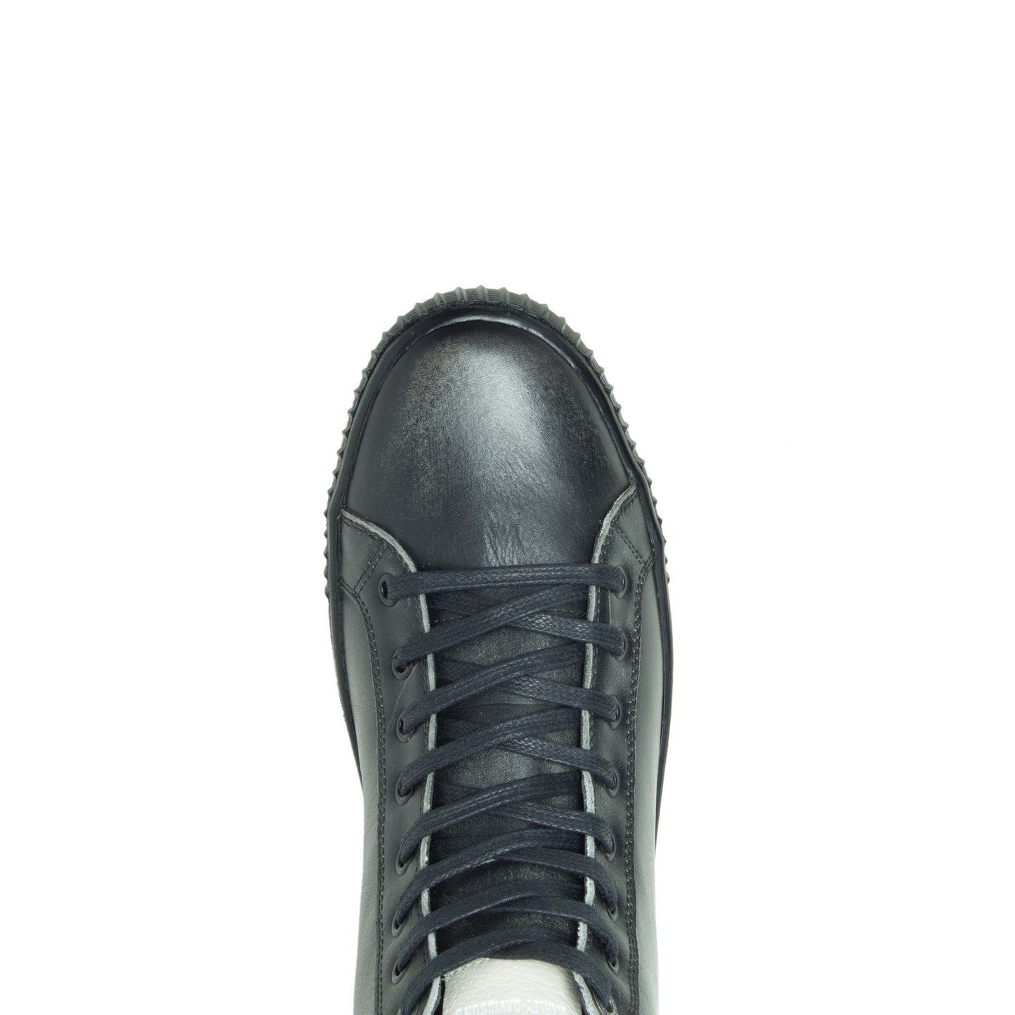 Harley-Davidson Barren 5" Leather Lace Mens Black Lifestyle Sneakers Shoes