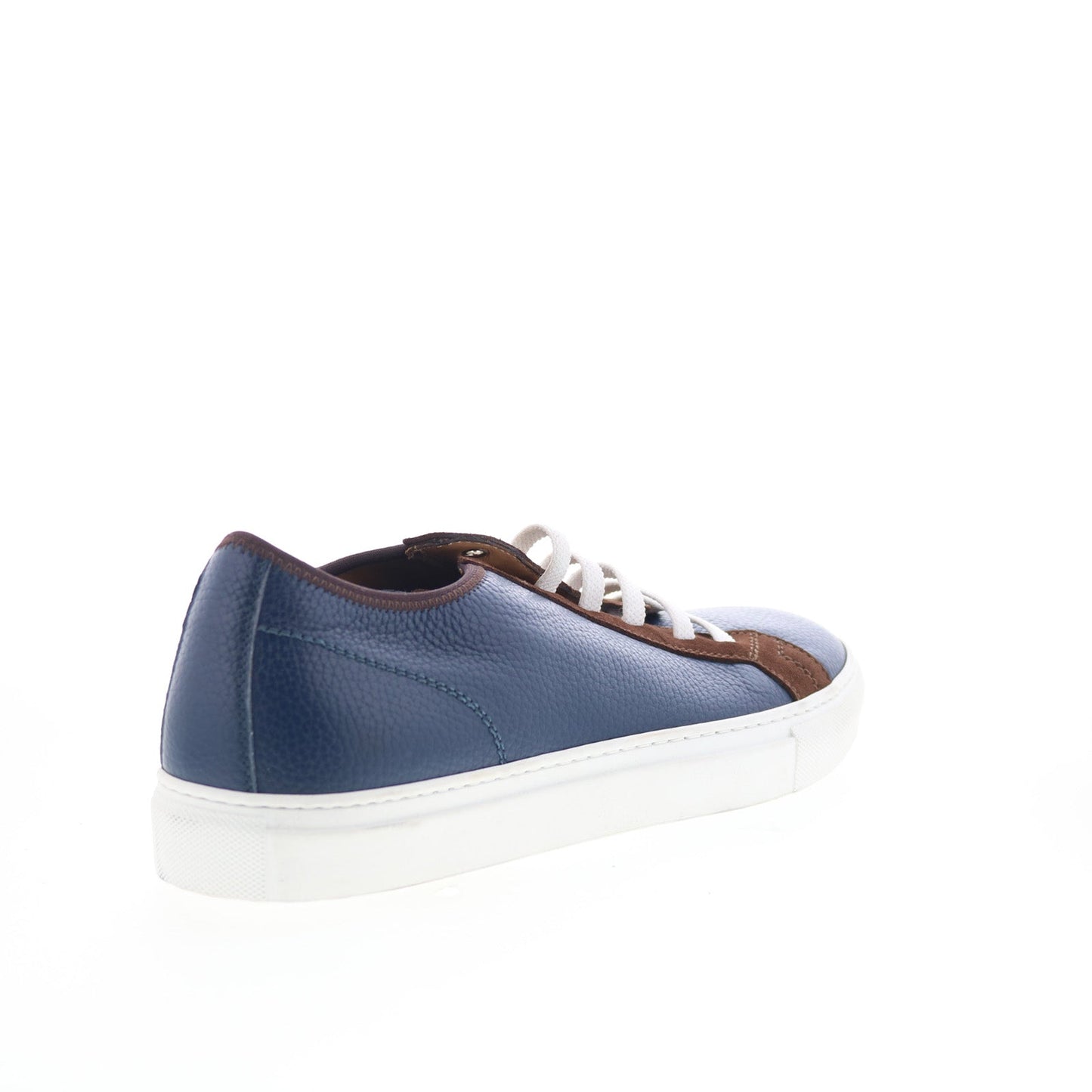 Pastori by Di Bianco Julius Mens Blue Leather Lifestyle Sneakers Shoes