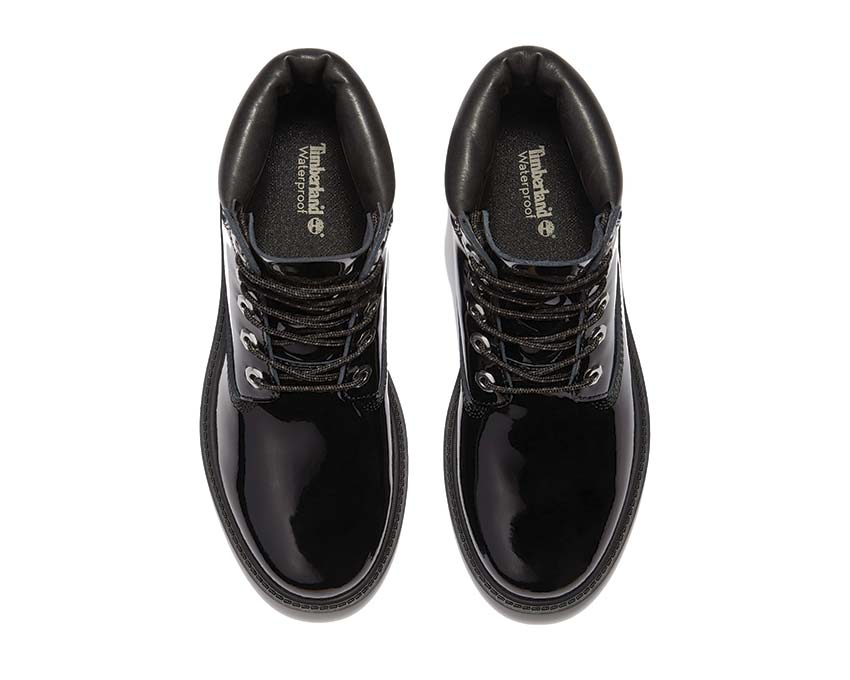 Timberland Premium 6 Inch Lace Up Waterproof "Black Patent Leather"