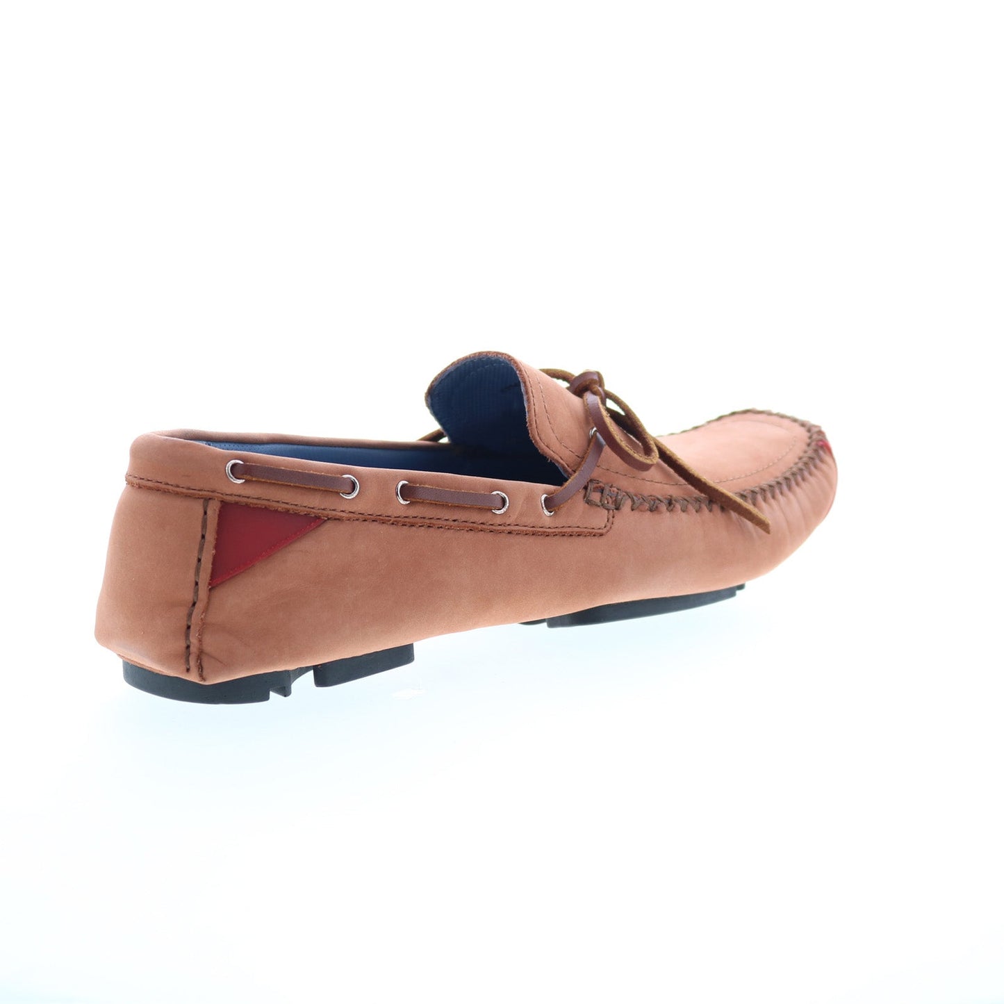Robert Zur Frisco Mens Brown Nubuck Lace Up Loafers & Slip Ons Boat Shoes