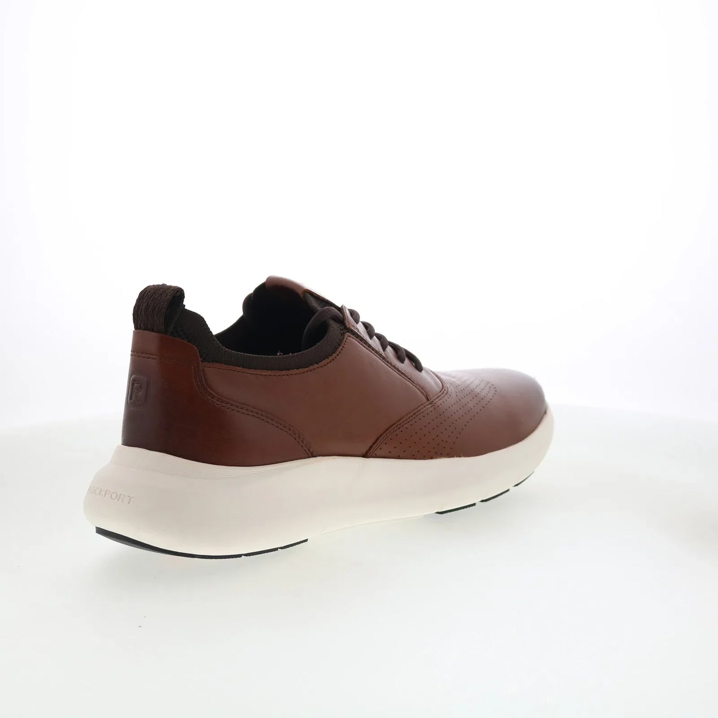 Rockport Jeffson RMJEFFSON Mens Brown Leather Lifestyle Sneakers Shoes