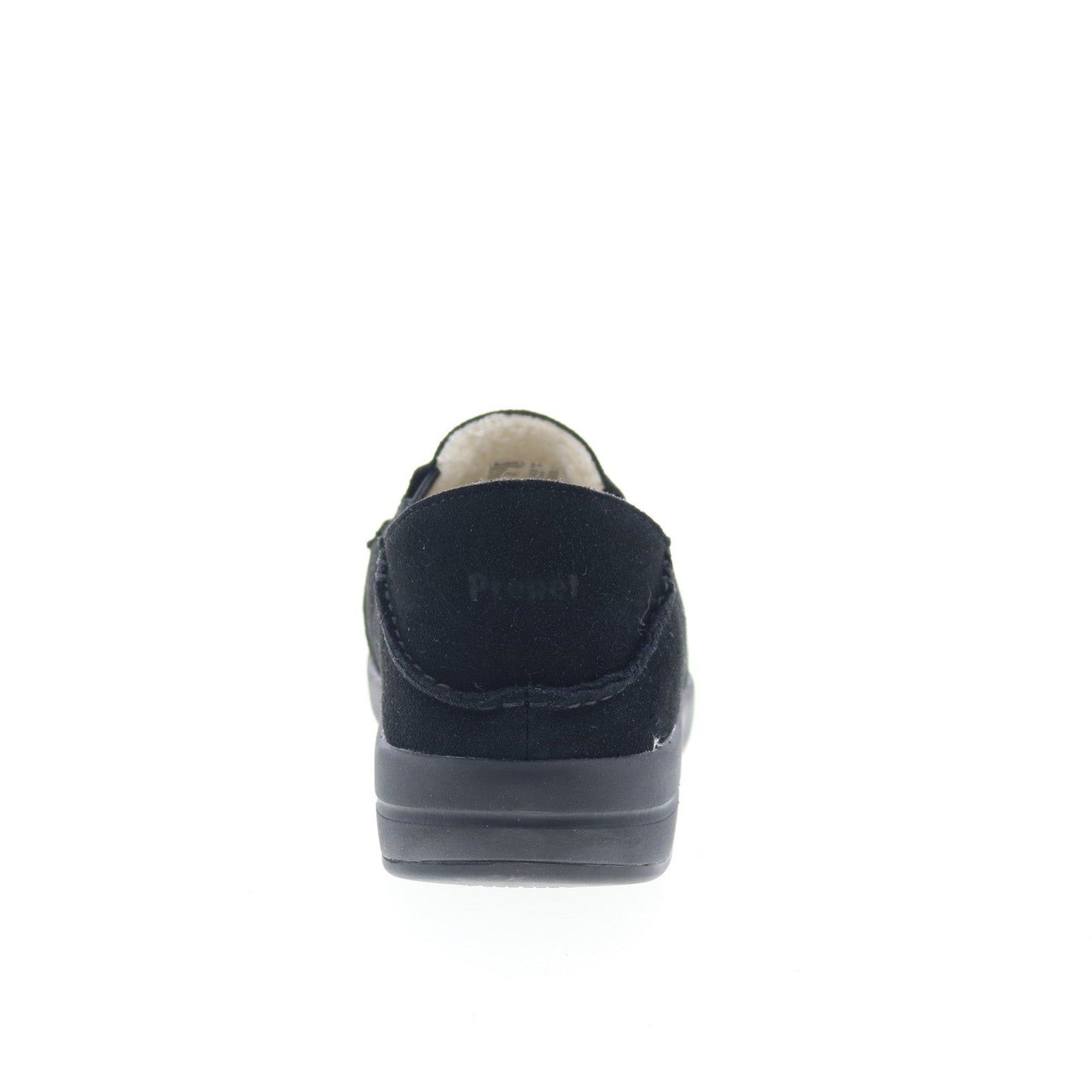 Propet Edsel MXX004S Mens Black Extra Wide Suede Loafer Slippers Shoes