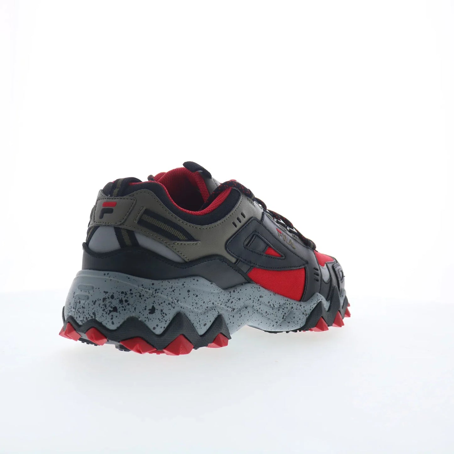 Fila Oakmont TR 1JM01258-607 Mens Red Leather Lace Up Athletic Hiking Shoes