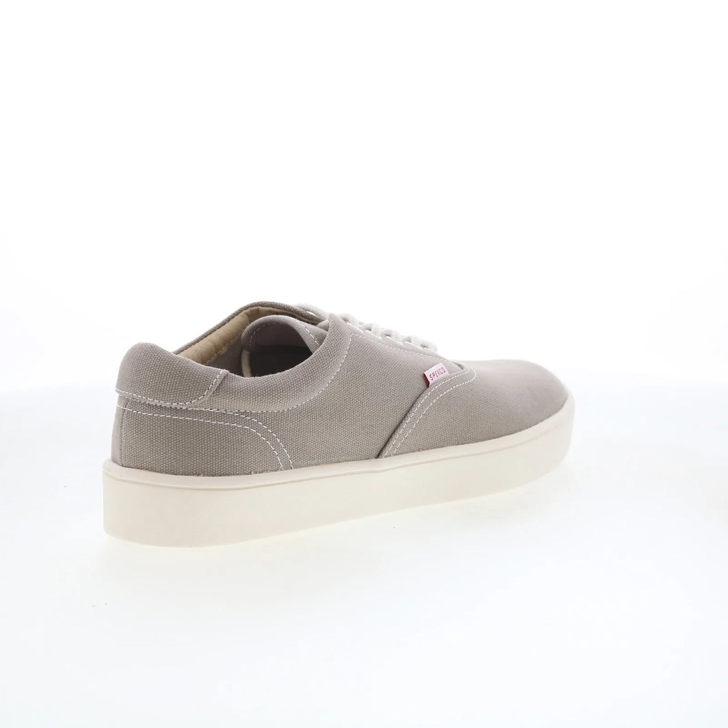 Spenco Pier SP2007GRY Mens Gray Wide Canvas Lifestyle Sneakers Shoes