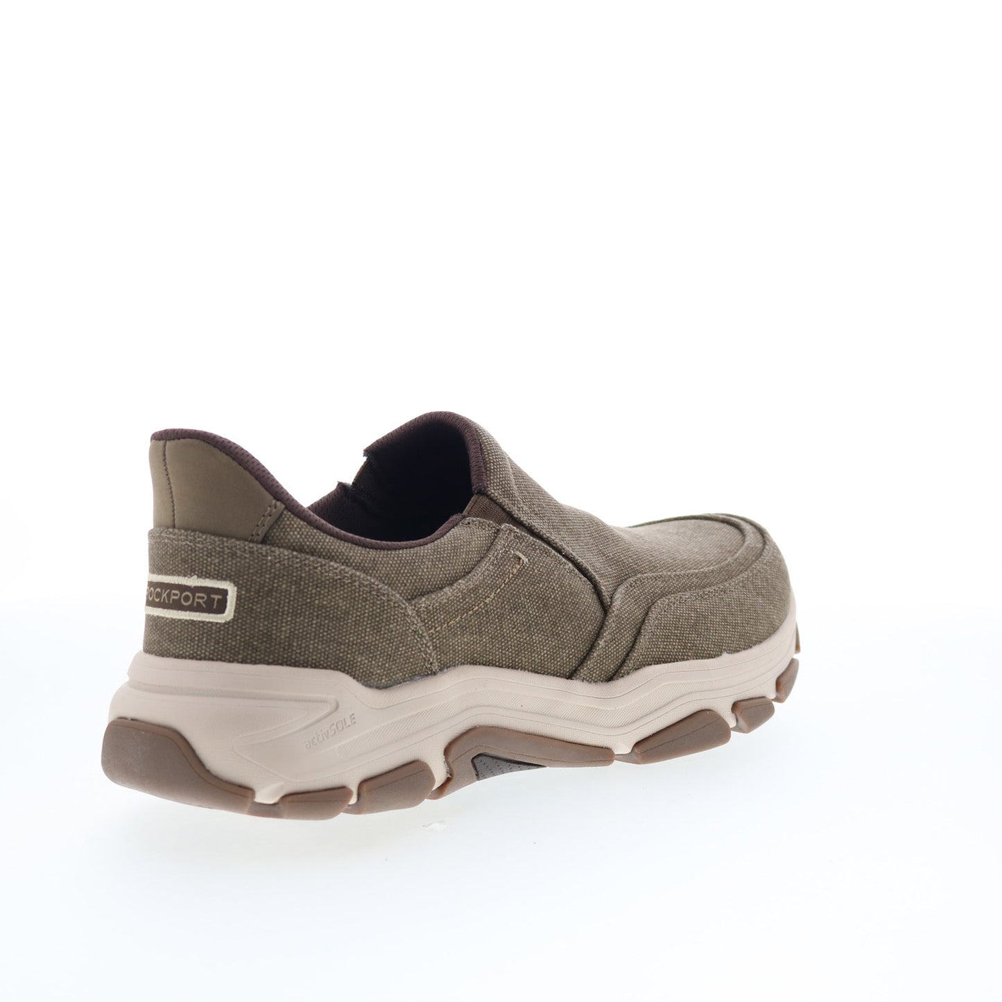 Rockport Reece 2 RMREECE2 Mens Brown Wide Canvas Lifestyle Sneakers Shoes
