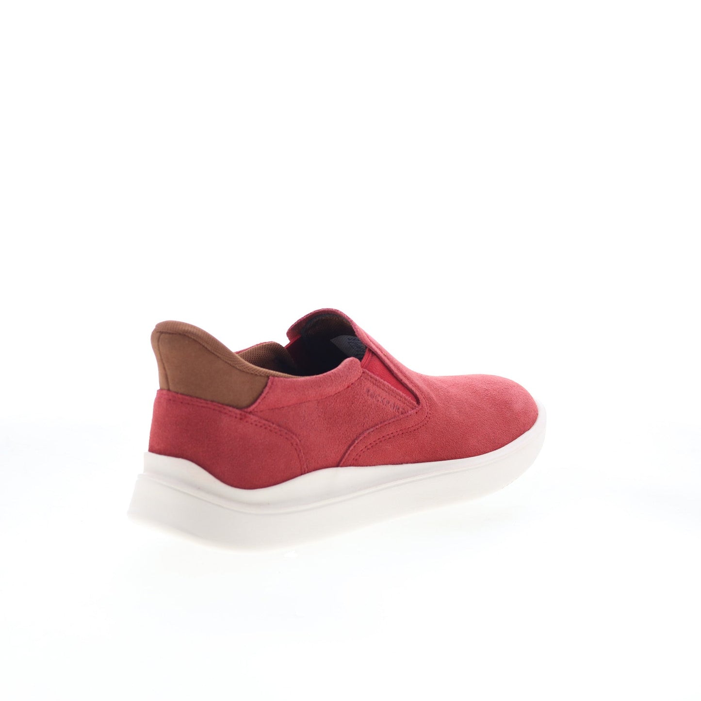 Rockport Tristens RMTRISTENS Mens Red Wide Suede Lifestyle Sneakers Shoes