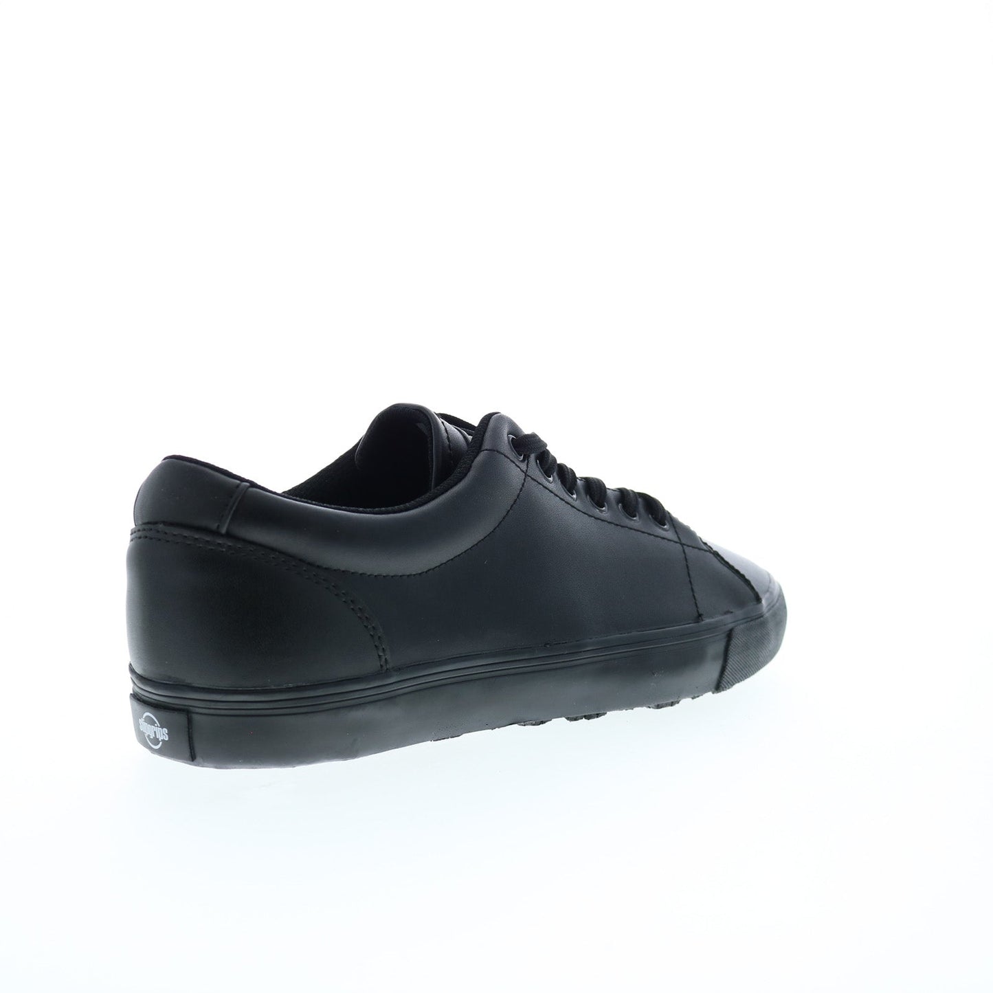 SlipGrips Slip Resistant Shoe Mens Black Wide Athletic Work & Safety Shoes