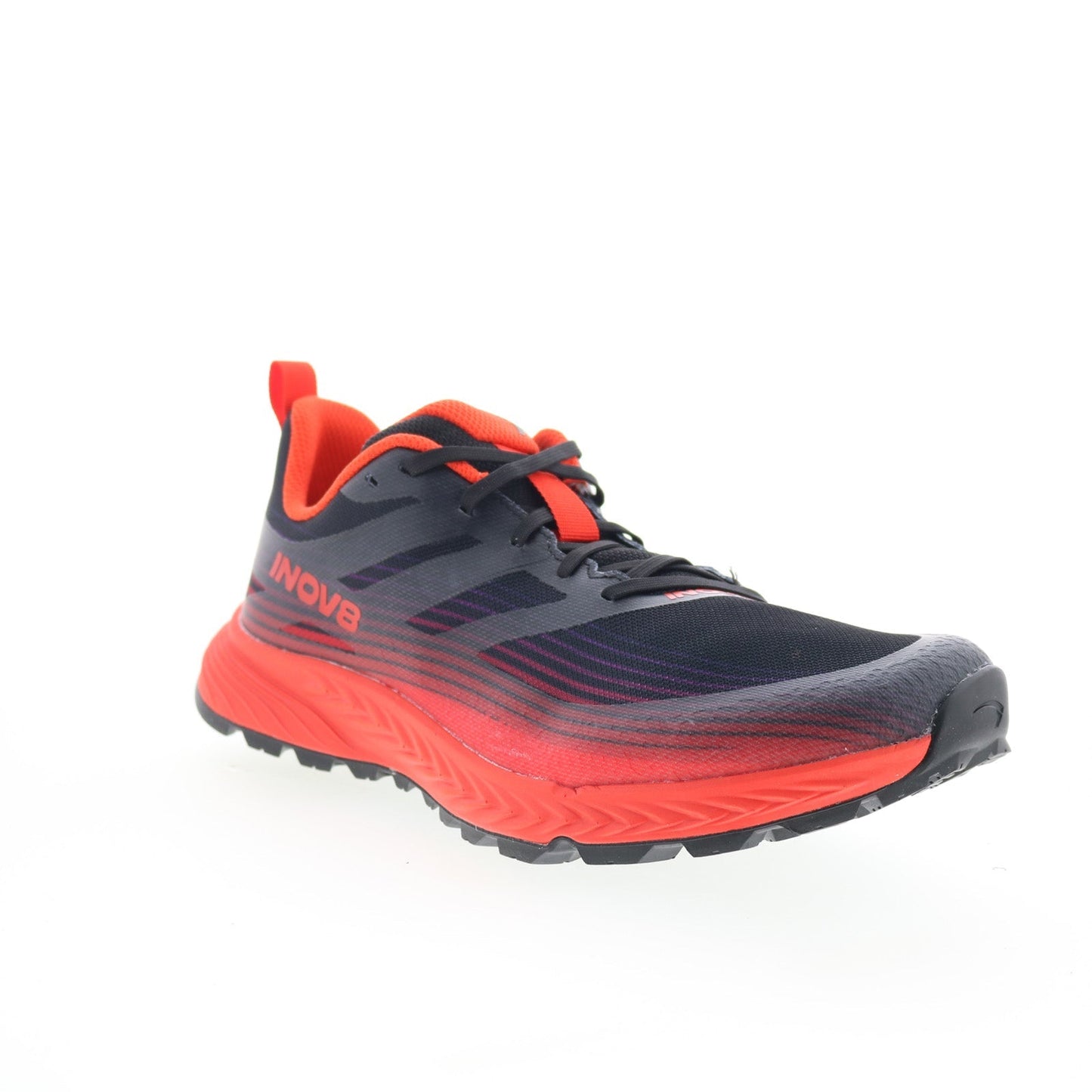 Inov-8 TrailFly Speed 001150-BKFR Mens Black Wide Athletic Hiking Shoes