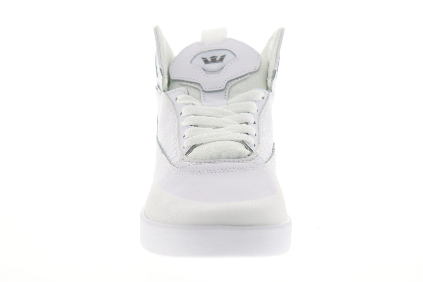 Supra Penny Pro 06567-101-M Mens White Suede Low Top Skate Sneakers Shoes