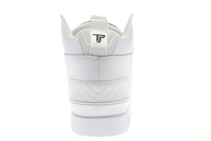 Supra Penny Pro 06567-101-M Mens White Suede Low Top Skate Sneakers Shoes
