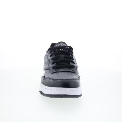 Reebok BB 4000 II Mens Black Leather Lace Up Lifestyle Sneakers Shoes
