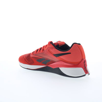 Reebok Nano X4 Mens Red Mesh Lace Up Athletic Cross Training Shoes