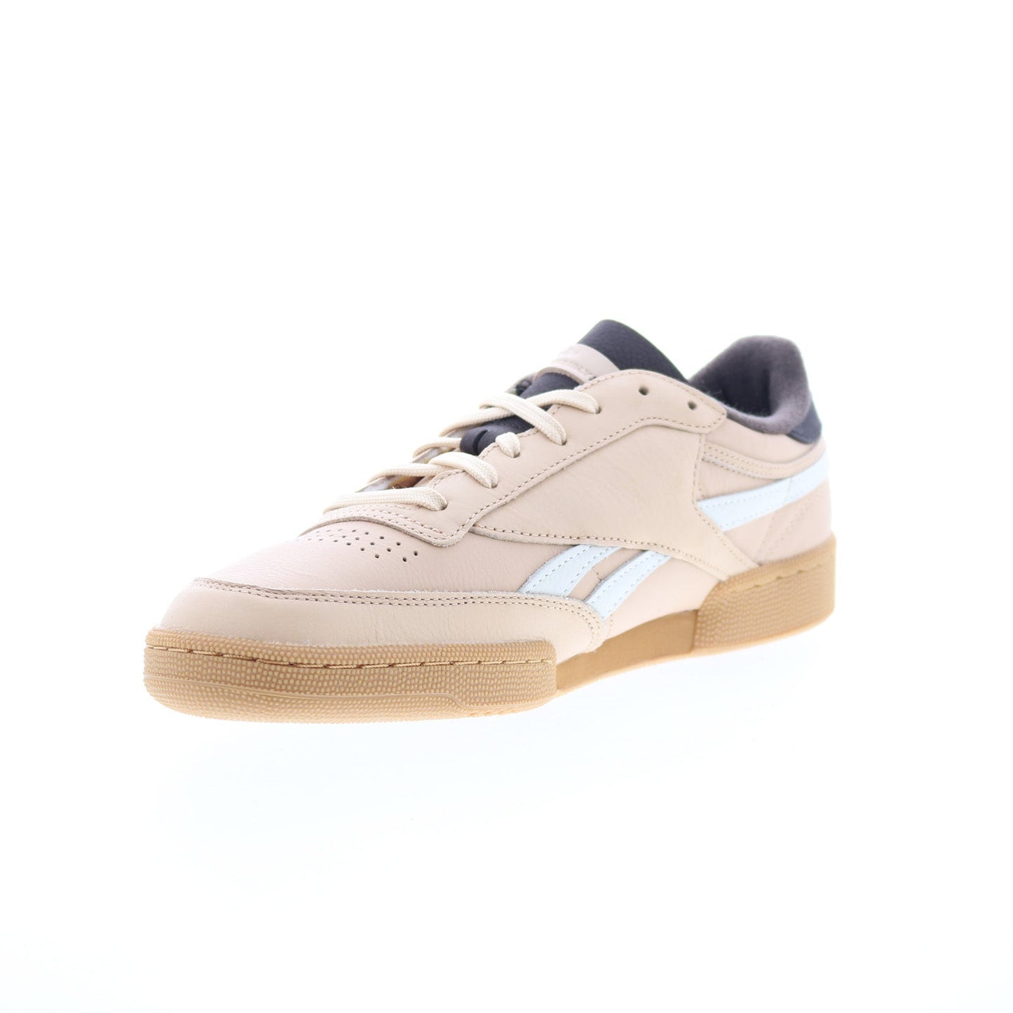 Reebok Club C Revenge Vintage Mens Beige Leather Lifestyle Sneakers Shoes