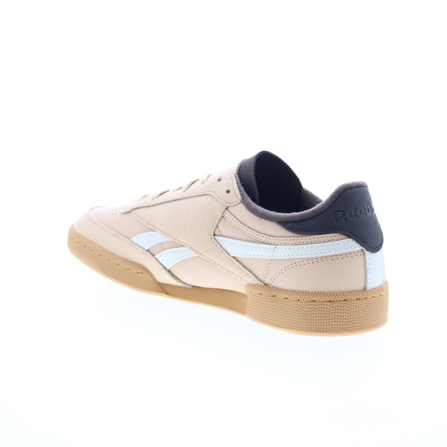 Reebok Club C Revenge Vintage Mens Beige Leather Lifestyle Sneakers Shoes
