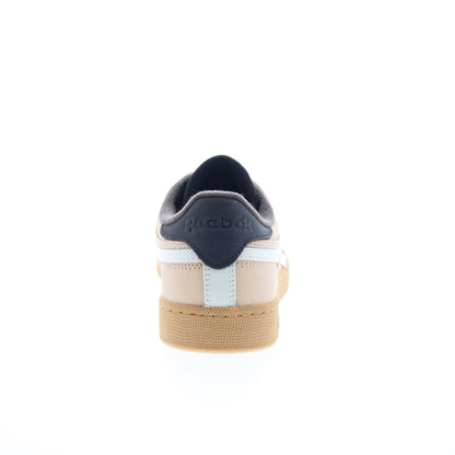 Reebok Club C Revenge Vintage Mens Beige Leather Lifestyle Sneakers Shoes