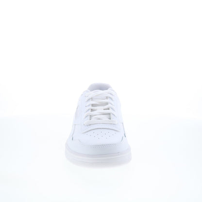 Reebok Court Advance Mens White Leather Lace Up Lifestyle Sneakers Shoes
