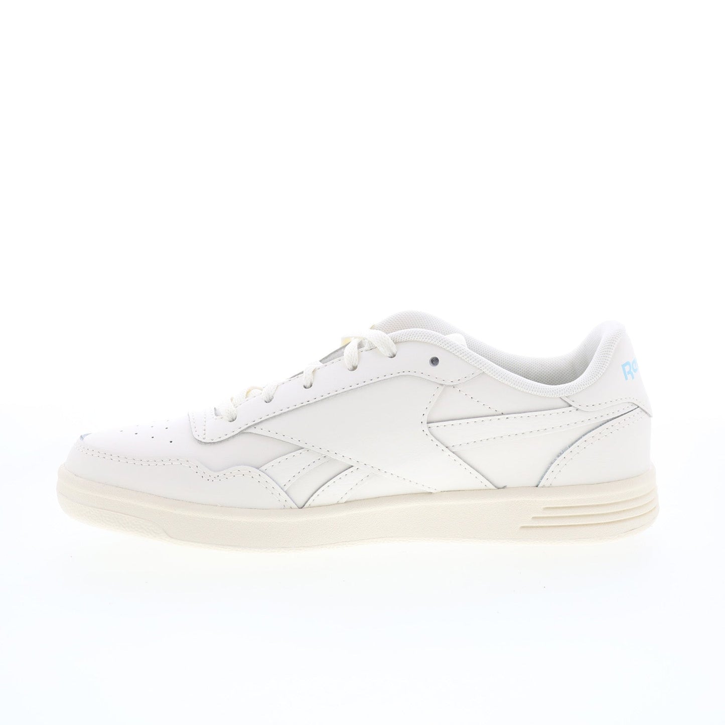 Reebok Court Advance Womens Beige Leather Lace Up Lifestyle Sneakers Shoes