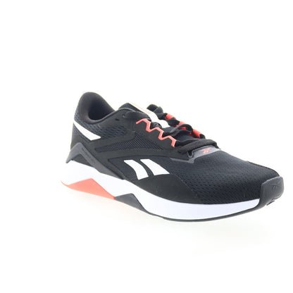 Reebok Nanoflex TR 2 Mens Black Synthetic Athletic Cross Training Shoes
