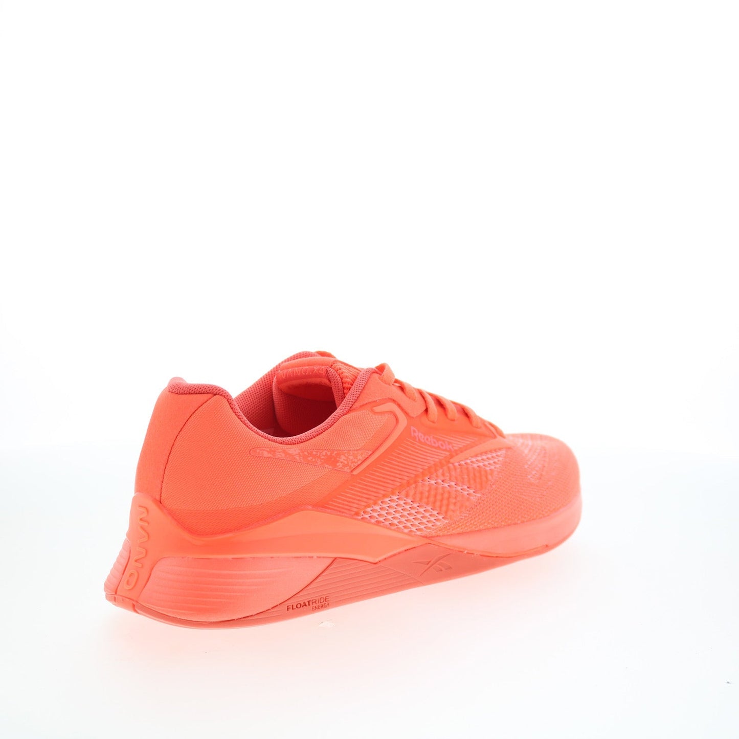 Reebok Nano X4 Mens Orange Mesh Lace Up Athletic Cross Training Shoes