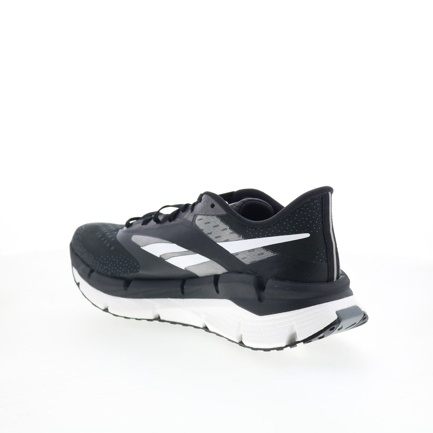Reebok Floatzig Symmetros Mens Black Canvas Lace Up Athletic Running Shoes
