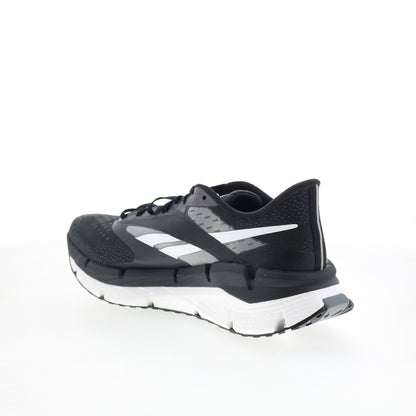Reebok Floatzig Symmetros Mens Black Canvas Lace Up Athletic Running Shoes