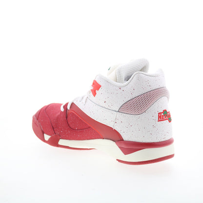 Reebok Court Victory Pump Mens Red Leather Lifestyle Sneakers Shoes