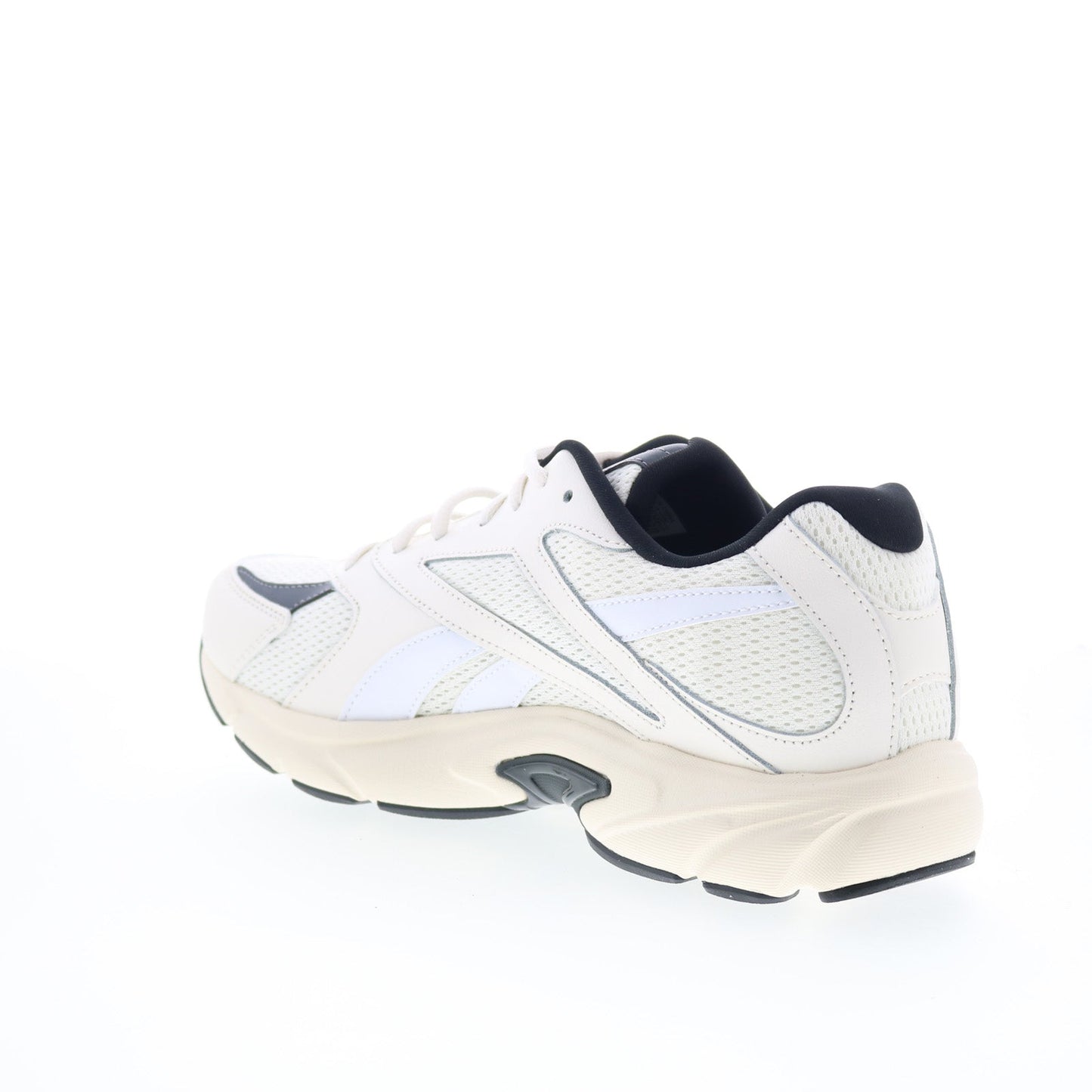 Reebok Road Prime Mens Beige Leather Lace Up Lifestyle Sneakers Shoes