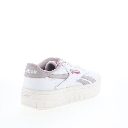 Reebok Court Advance Surge Womens White Leather Lifestyle Sneakers Shoes