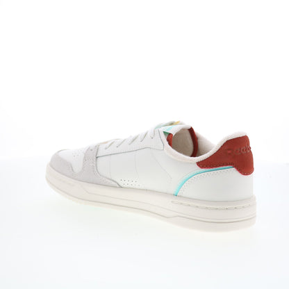 Reebok Phase Court Mens White Leather Lace Up Lifestyle Sneakers Shoes