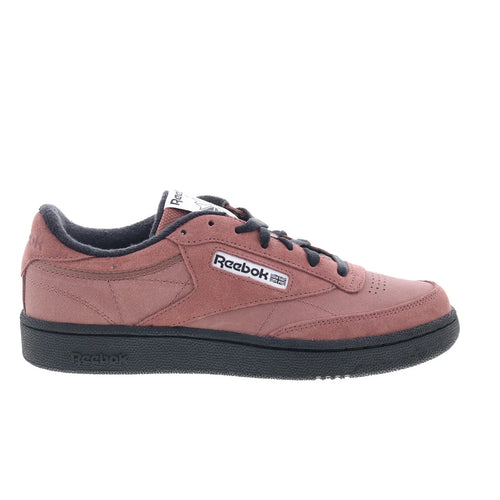 Reebok Club C 85 Mens Brown Suede Lace Up Lifestyle Sneakers Shoes
