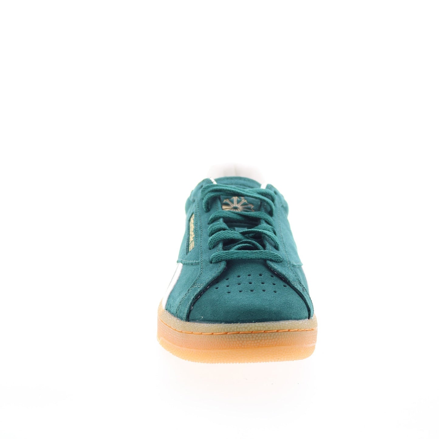 Reebok Club C Grounds UK Mens Green Suede Lace Up Lifestyle Sneakers Shoes