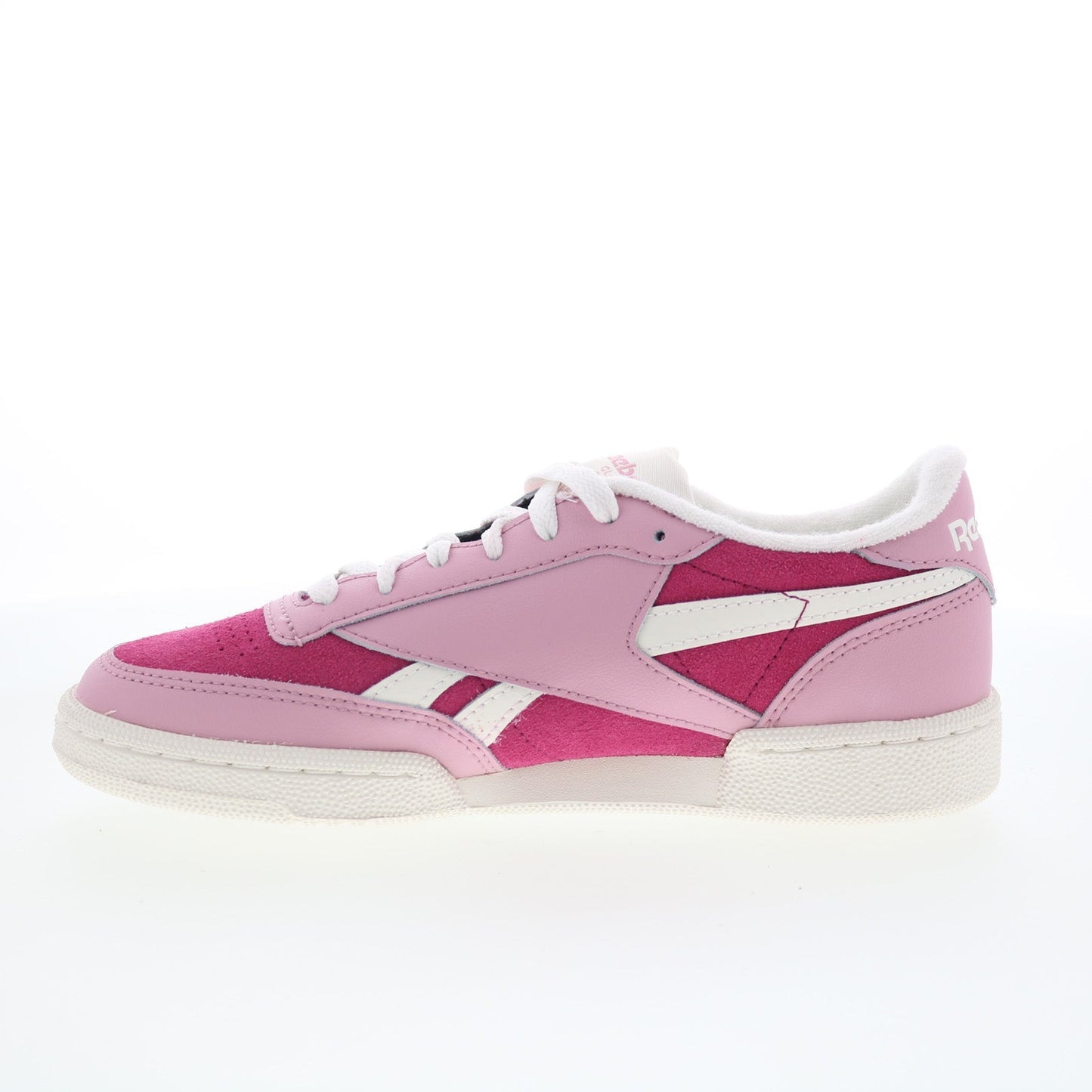Reebok Club C Revenge II Womens Pink Leather Lifestyle Sneakers Shoes