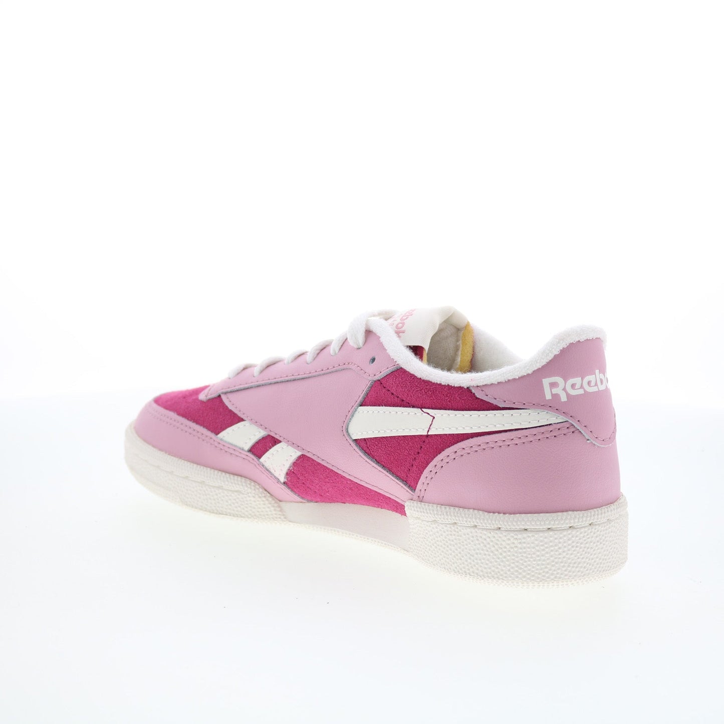 Reebok Club C Revenge II Womens Pink Leather Lifestyle Sneakers Shoes