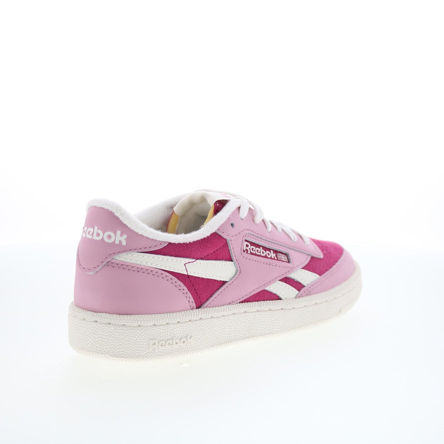 Reebok Club C Revenge II Womens Pink Leather Lifestyle Sneakers Shoes