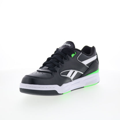 Reebok BB 4500 DMX Mens Black Leather Lace Up Lifestyle Sneakers Shoes