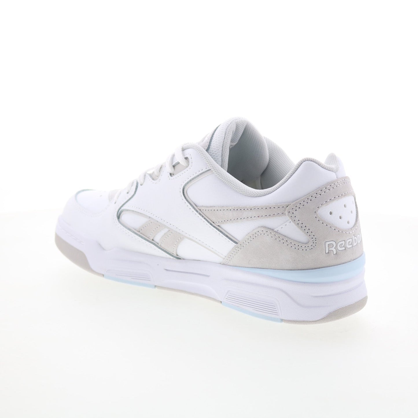Reebok BB 4500 DMX Mens White Leather Lace Up Lifestyle Sneakers Shoes